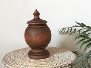 Vintage Wooden Jar